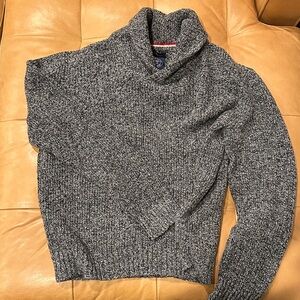 American Eagle Outfitters Charcoal Cowl Neck Sweater